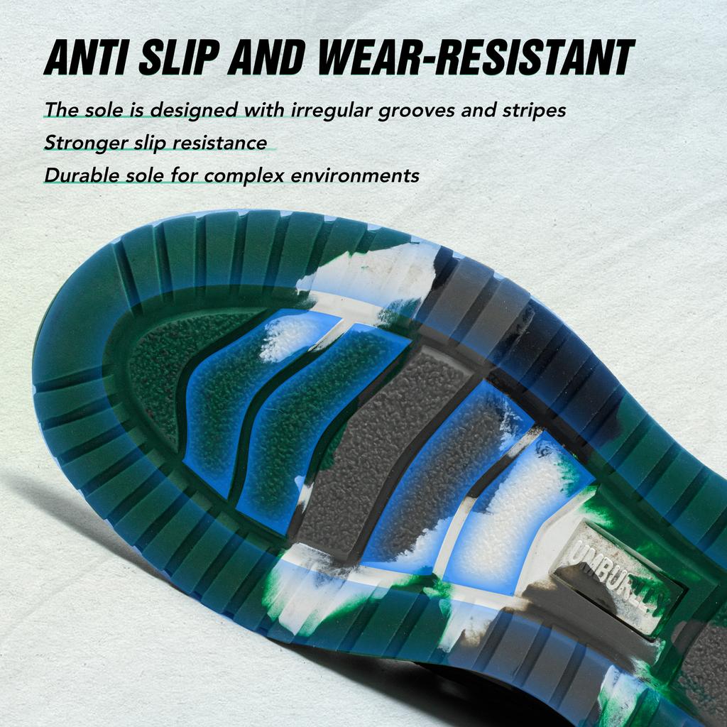 Steel Toe Shoes Outdoor Safety Protective Shoes Men's Indestructible Work Shoes Fashion Wear-resisting Hiking Sneakers Non Slip
