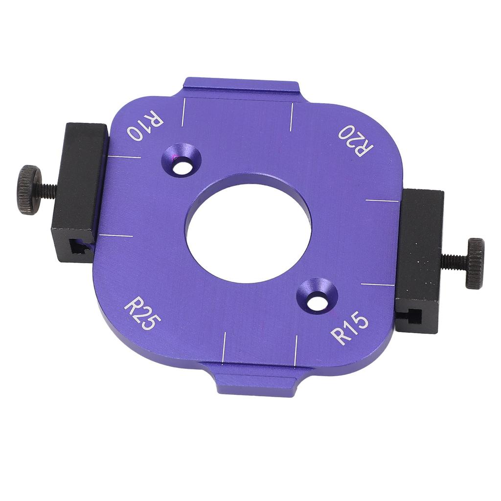 Round Corner Radius Template R10 R15 R20 R25 Anodized Aluminum Alloy Router Corner Jig for