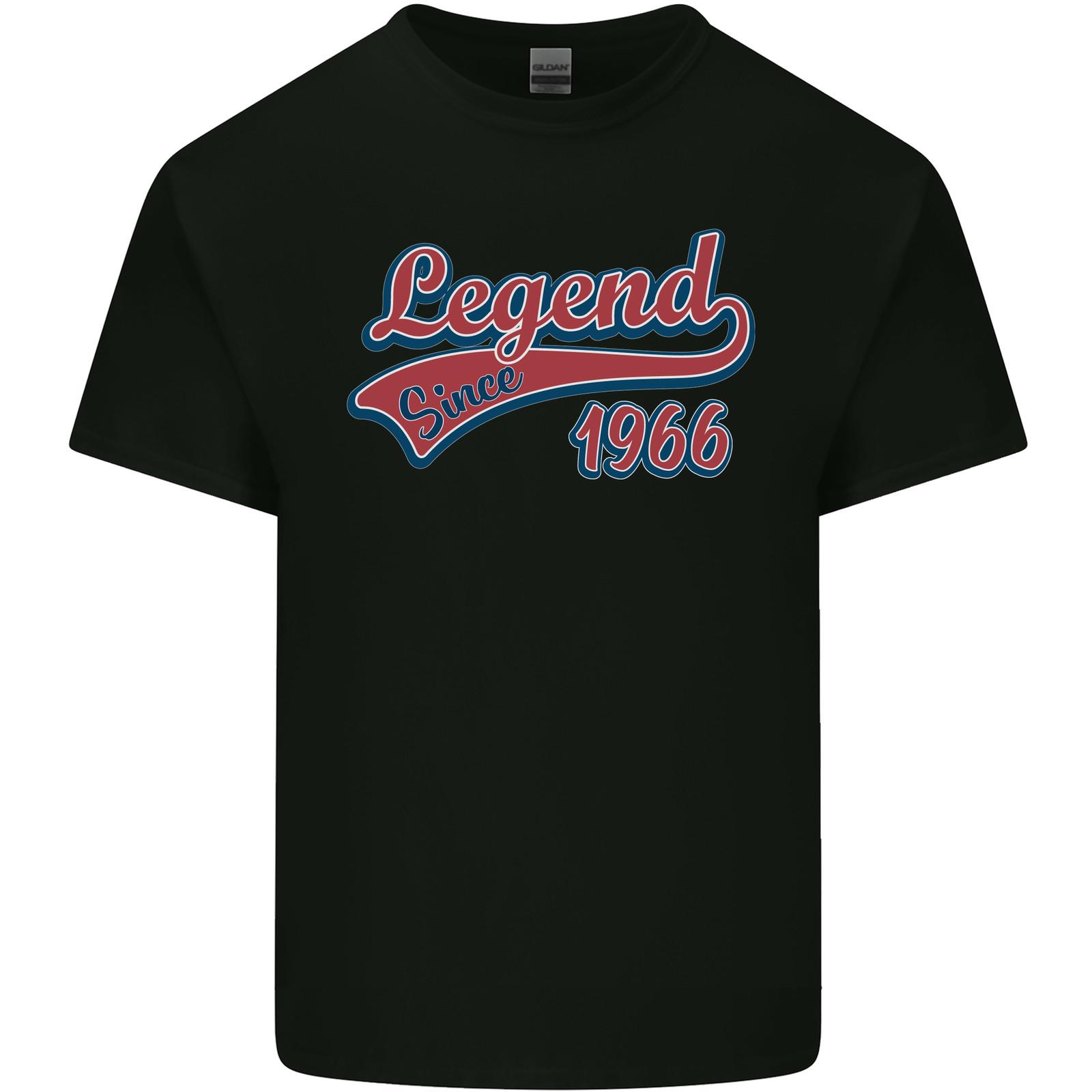 Legend Since 60th Birthday 1966 Mens Light Cotton T-Shirt S разноцветный