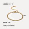Stainless Steel Cuban Bracelet - High-end Accessory - Electroplated Titanium Steel Bracelet - Women's Accessory