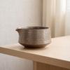 Matcha Bowl with Spout Ceremonial Chawan Glazed for Home