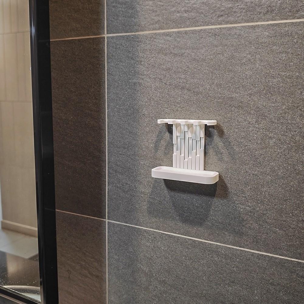 Plastic Toothbrush Head Holder 4 Slots Bathroom Storage Rack Electric Toothbrush Stand  Home Use