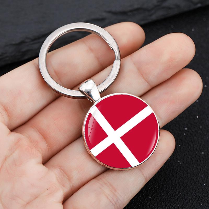 European Cup & World Cup National Flag Keychain Ornaments