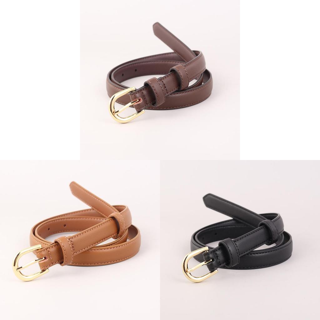 Genuine Leather Womens Casual Belt With Pin Buckle For Dresses And Pants Perfect For Spring 2026