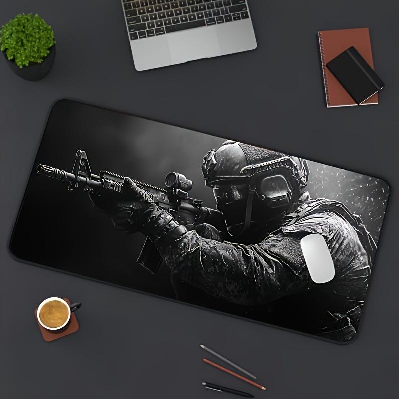 Large Tactical Soldier Gaming Mouse Pad Non-Slip Rubber Work Gaming Mousepads 900x400 Desk Gadgets Pc Accessories Carpet Playmat