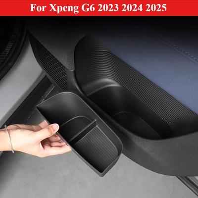 For Xpeng G6  2024 2025 Car Door Slot Pads TPE Door Side Groove Mat Anti Slip Waterproof Storage Box Interior Accessories