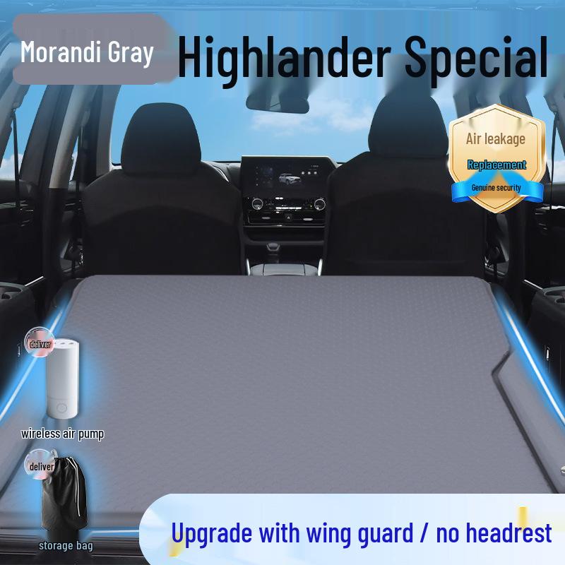 Toyota Highlander Inflatable Trunk Mattress: Essential SUV Rear Sleeping Mat for Seven-Seaters