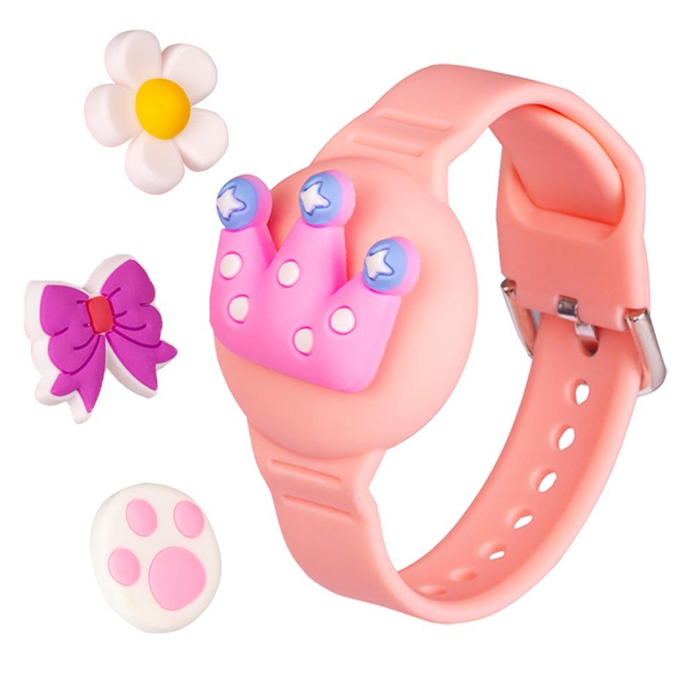 Silicone Kids Bracelet Tracker Case Bracelet Holder for Apple AirTag Tracker Accessories