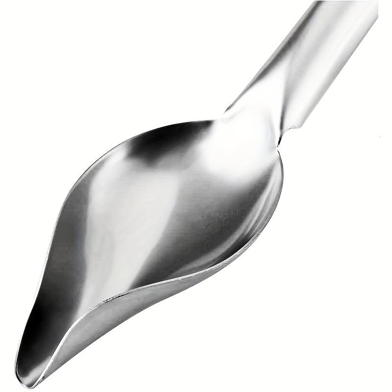 1PC DIY Stainless Steel Chocolate Spoon with Floral Decorative Filter for Pastry Baking Cake Tool