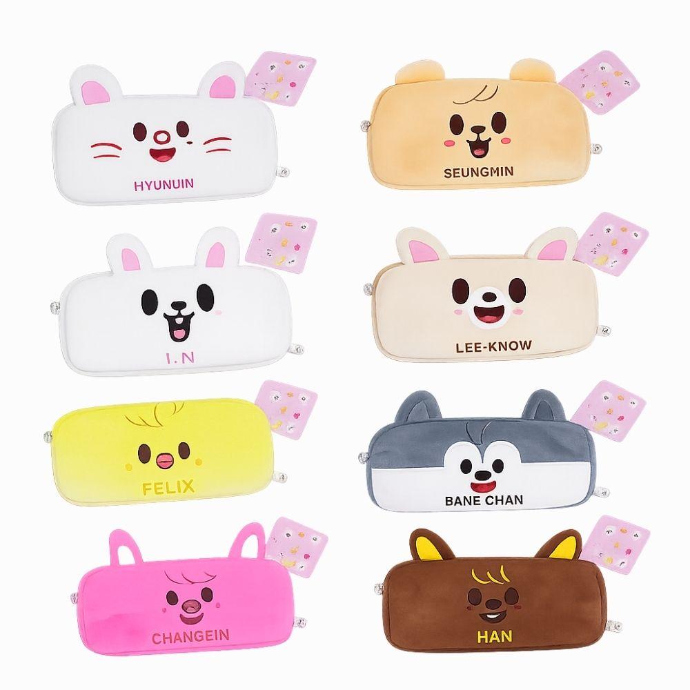 Stray Kids Unisex Kids - Skzoo Stationery Bag(Comes With A Random Skzoo Pendant)
