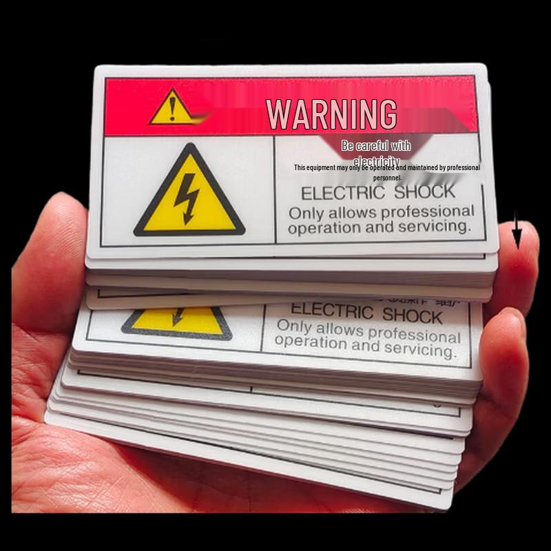 Brangdy Caution Electricity Safety Warning Sticker