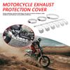 Motorcycle Exhaust Muffler Pipe Leg Protector Heat Shield Cover Heat Resistant Protector Moto Accessories Universal For Yamaha