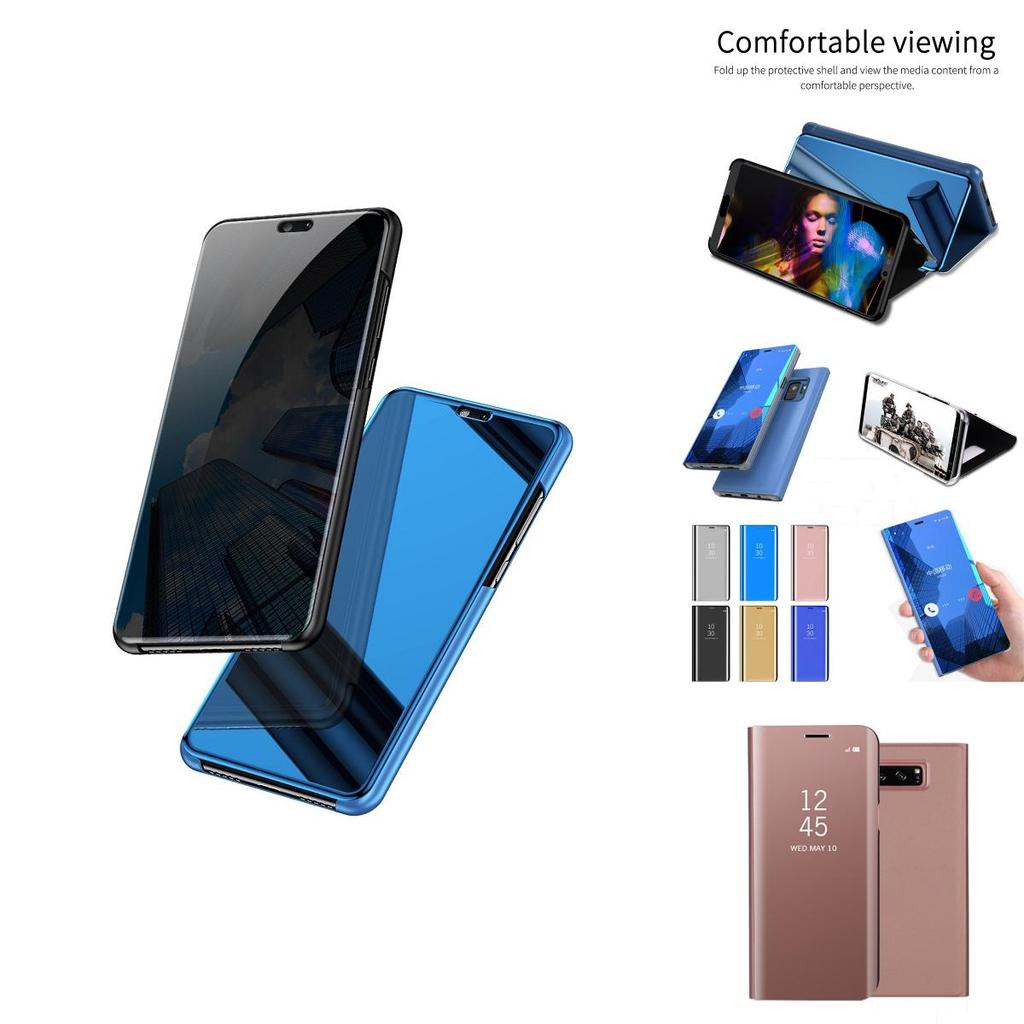 Elegante Luxus Smart Sleep Wake Up Flip Ständer Halter Hülle für Samsung Galaxy S8/s9