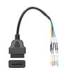 Universal Motorcycle OBD2 Diagnostic Cable K+CAN 16Pin Jumper Tester Extension Cable For Car Truck OBD 16 PIN Plug Jumper Wires