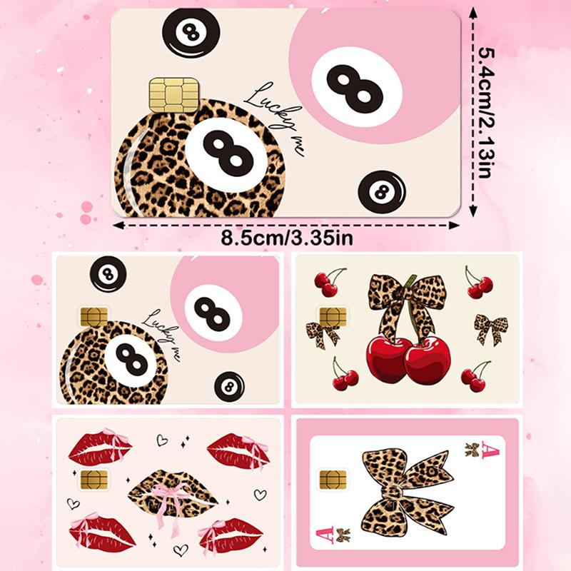 4Pcs Credit Card Stickers For Credit Card Skin Debit Card Sticker Personalized Bank Card Sticker Cover Credit Card Decal Waterpr