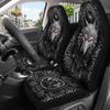 Car Seat Cover Creative Wolf Head Pattern Printed Logo From One Universal Front Seat Cushion
