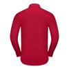 Russell Collection Mens Poplin Tailored Long-Sleeved Shirt