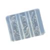 Silicone Nail Art Mould With Sea Shell Fish and Mermaids Patterns Easy Demolding for Manicure