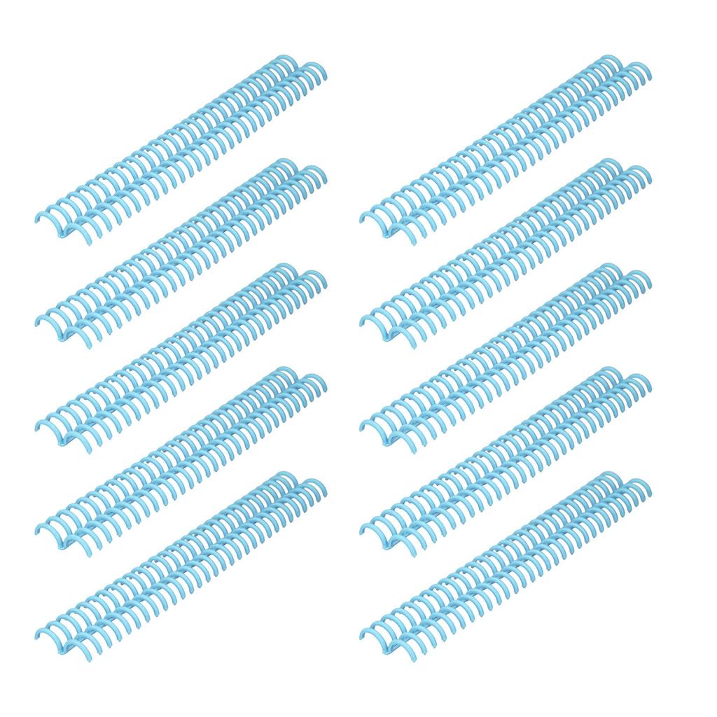 10 Pcs Binding Comb 19mm 30 150 Sheet Capacity Plastic Comb Binding Spines for B5 Paper
