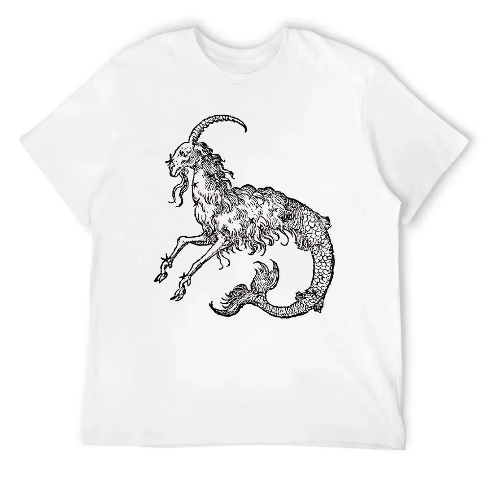 Capricorn Twelve Constellation (4) T-shirt Harajuku Move Tshirt Vintage Home Funny Novelty USA Size