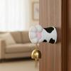 Cute Cow & Doorbell - Creative Animal Door Decor With Push Button Chime, Fun Decorative Door Accessory For Room, Entryway & Living Room