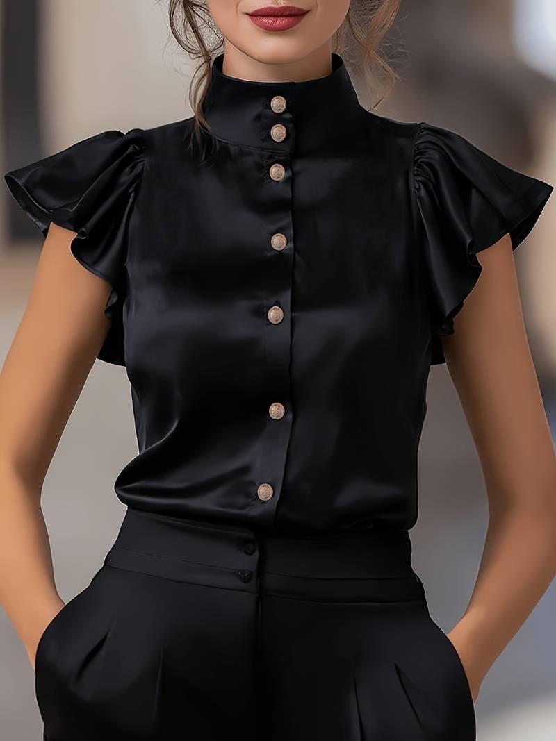 European Style Women Clothing Blouse Office Commuting Versatile S