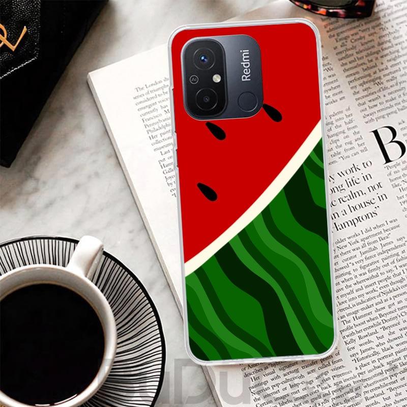 Watermelon Summer Fruit Cover For Xiaomi Redmi 13 13C 14C 12 12C 10 10C 9 9C 9T 9A Phone Case 10A 8A 8 7A 7 6A 6 K80 K70 K60 K20