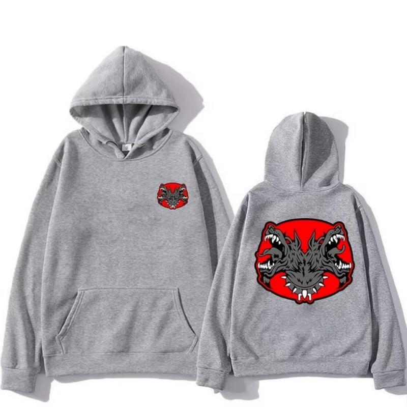Autumn Men's Fashionable Printed Hooded Sweatshirt Casual Long Sleeved Anime Women's Pullover