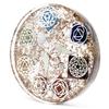 Orgonite Dome Paperweight - Angel Chakra