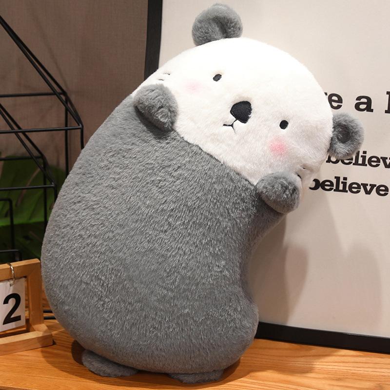 

Otter throw pillow plush toy doll sea otter doll home pillow pillow girl soothing doll 60cm（0.5kg）