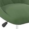 vidaXL Dining Chairs 4 pcs Swivel Dark Green Velvet