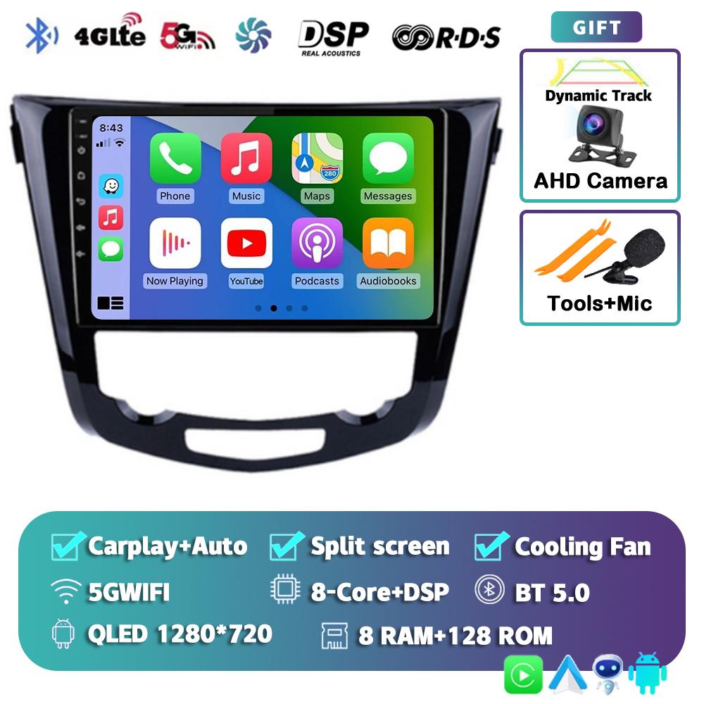 Android 14 Carplay Auto Car Radio For Nissan X-Trail Xtrail 3 T32 2013 - 2017 GPS Multimedia Video Player Stereo WIFI+4G BT DSP