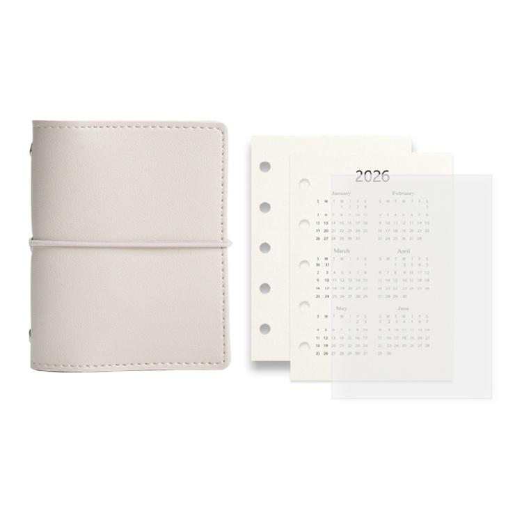 Refillable 5 Rings Binder Notebook with Refill Paper 5 Holes Leather Binder Covers Leather Binder Journal for Travel