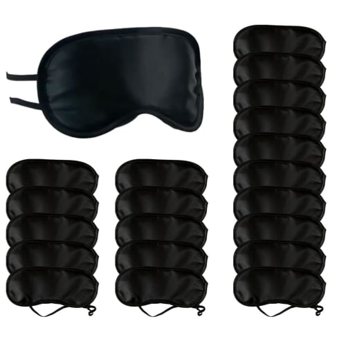 Copeflap Disposable Eye Mask, Individually Wrapped, Lightweight, for Travel, Sleeping, Naps, Business Trips, and Business Use, Light Blocking (25)