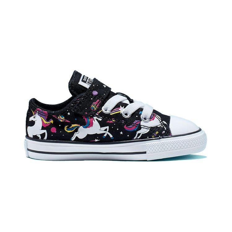 Converse Chuck Taylor All Star Low Top Toddler Shoes Unicorn Black Infant And Toddler 765476C