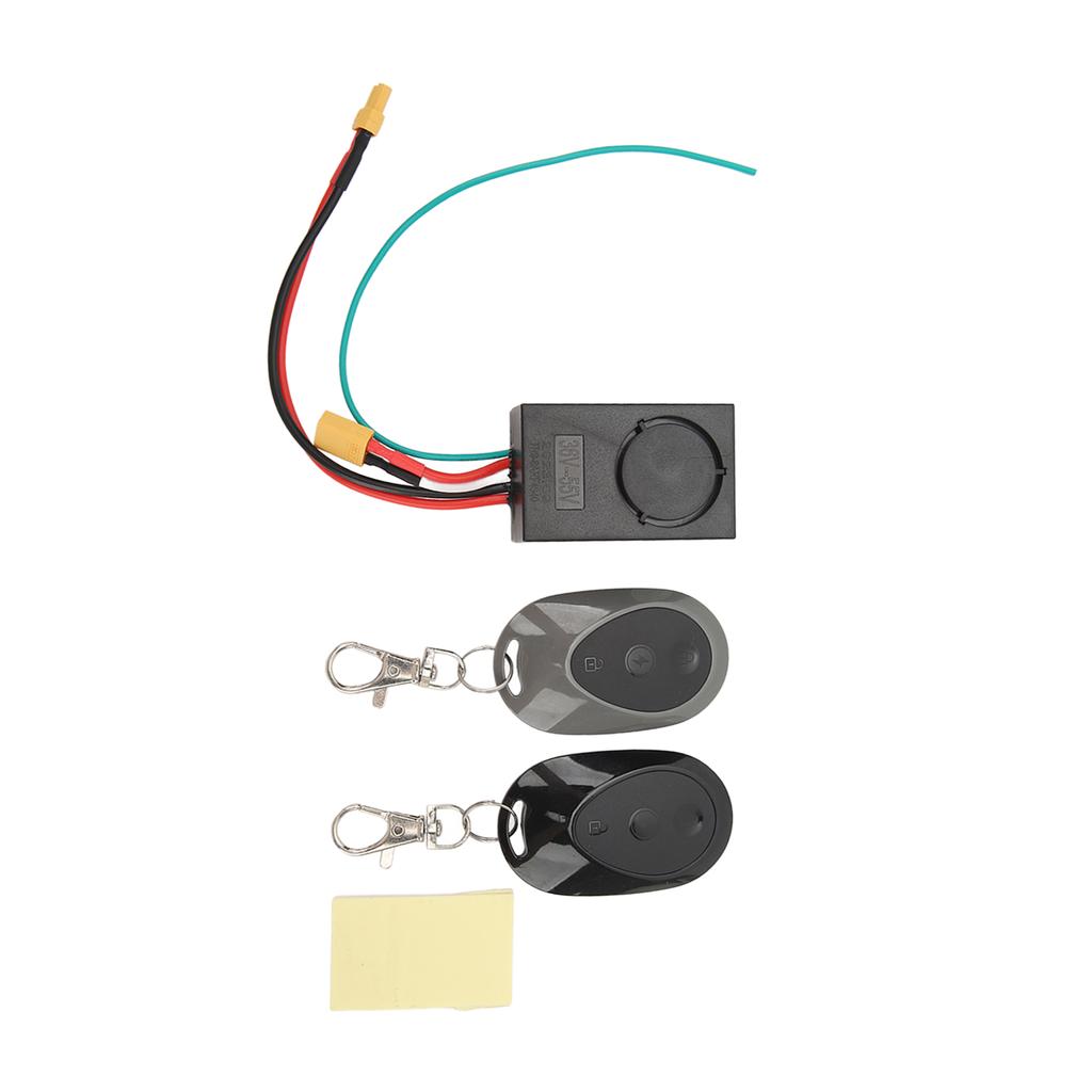 Diebstahlsicherheitsalarmsystem 115dB mit 2 Fernbedienungen Elektroroller Diebstahlalarm XT30