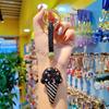 Ice Cream Crystal Keychain With Czech Rhinestones For Couples And Giftgiving