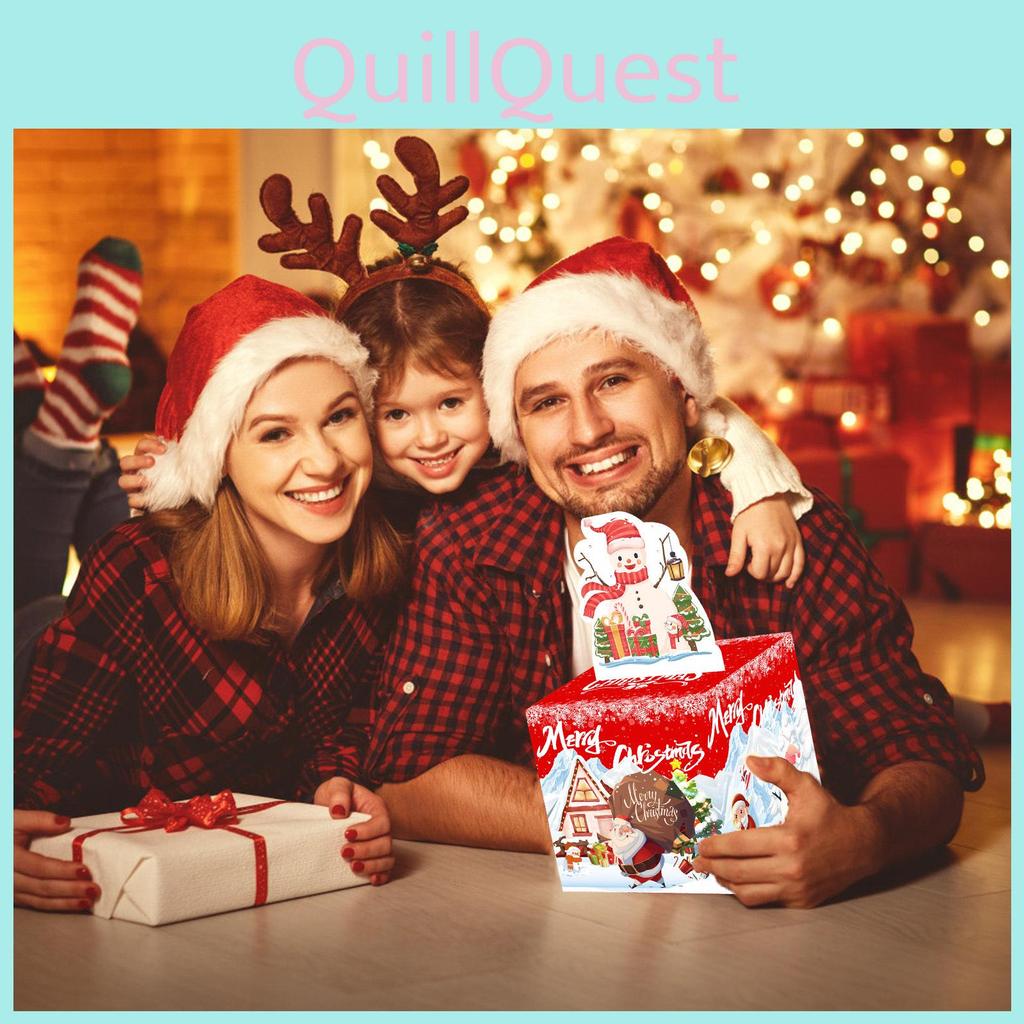 Celebration Christmas Red Snowflake Paper Gift Box For Party Decor Gifting And