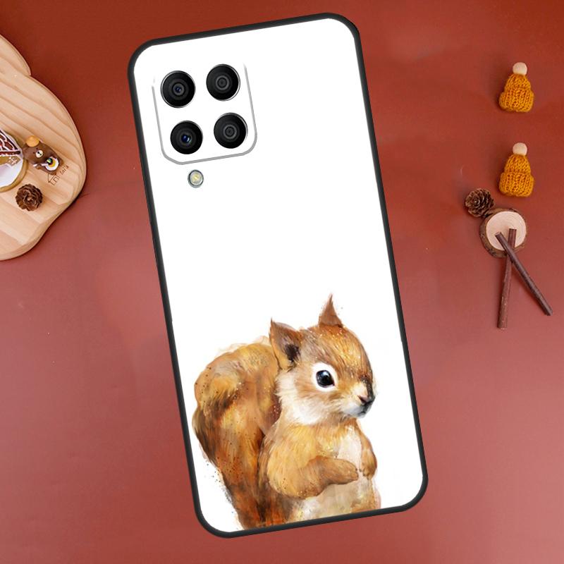 Cartoon Animal Squirrel Case For Samsung Galaxy M32 M12 M52 M21 M31 M15 M55 M56 M36 M16 M06 M13 M33 M53 M14 M34 M54