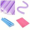 20Pcs Flexible Heatless Hair Rollers Soft Foam Twist Curl Rods for DIY Curly Hair Styling Random Colors 14x240mm Set