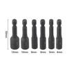 6pcs Screw Tap Socket Adapter Set 412mm Extension Bar for Electric Drills
