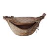 New COACH Coated Canvas With Leather Sling Bag, Shoulder Bag, Crossbody Bag, Fanny Pack Tubas Unisex Brown 48740-IME74