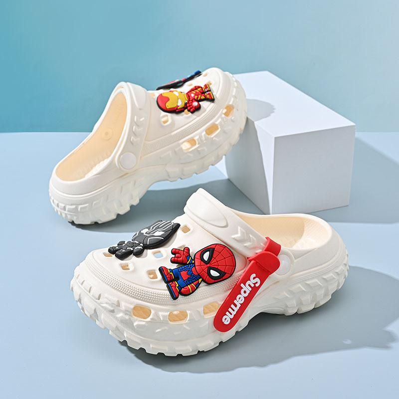 Summer Kids Cartoon Eva Clogs For Boys And Girls Breathable Non-slip Beach Shoes In Various Colors And Sizes For Outdoor Fun