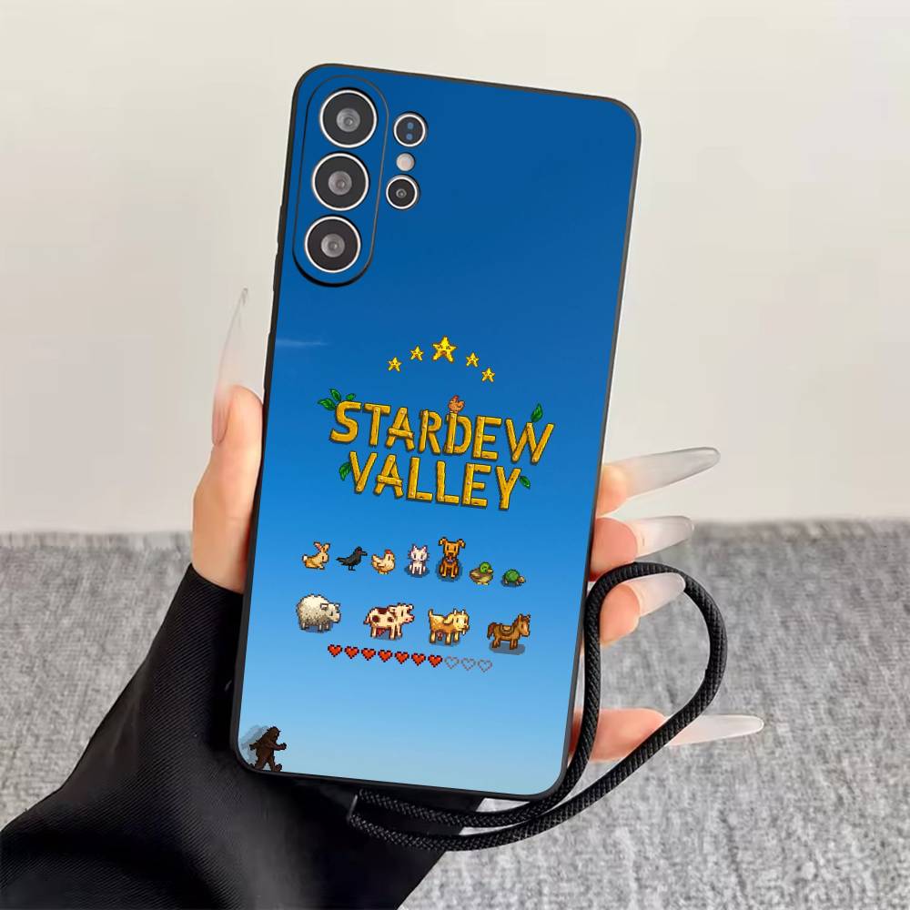 S-Stardew Valley Phone Case For Samsung S25,S24,S21,S22,S23,S30,Ultra,S20,Plus,Fe,Lite,Note,10,Black Cover