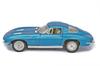 KiNSMART 1963 Corvette Stingray Pullback Miniature Car 1/36 (Blue)