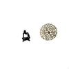 Abstract Metal Thinker Wall Sculpture Decoration for Tabletop Living Room Shelf Office Bookshelf