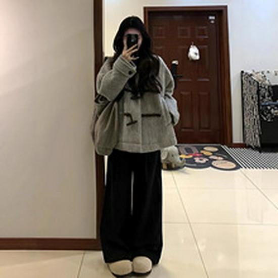 Women's Winter 2025 Korean-Style Suede Jacket - Plush, Thick, and Loose Fit