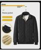 Men's Thick Lambskin Hooded Suit with Velvet Lining – Winter Warm, Cold-Proof Cotton Casual Trousers