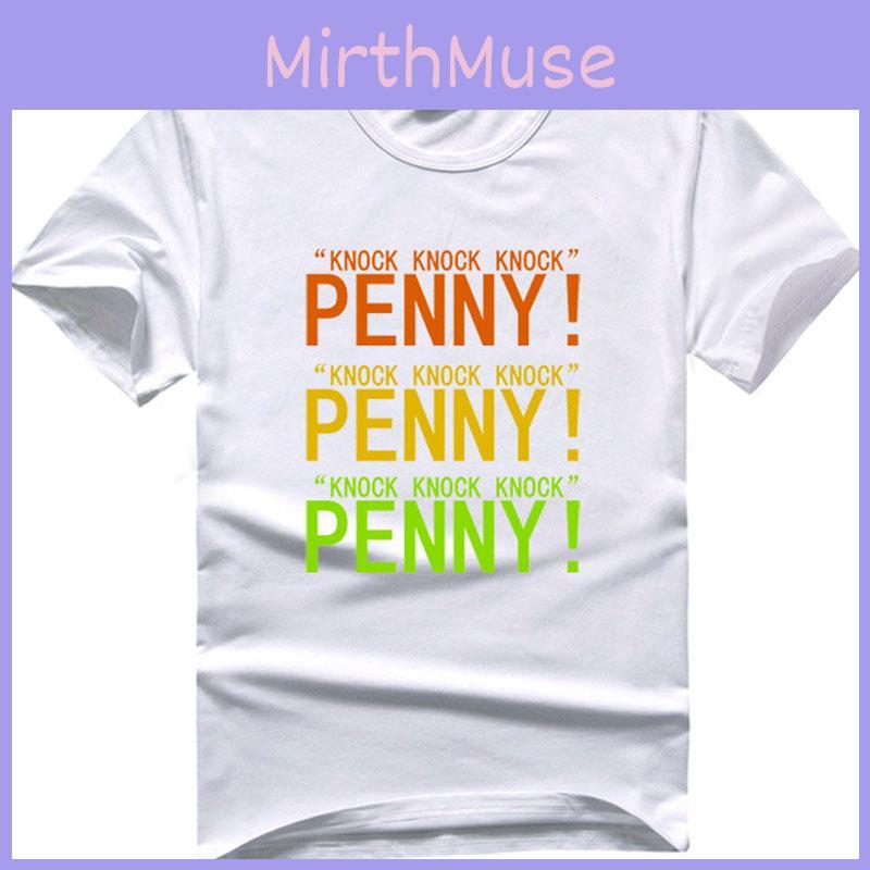 Fashion The Big Bang Theory Funny "penny" Print Sweethearts O-neck T-shirts Premium Quality