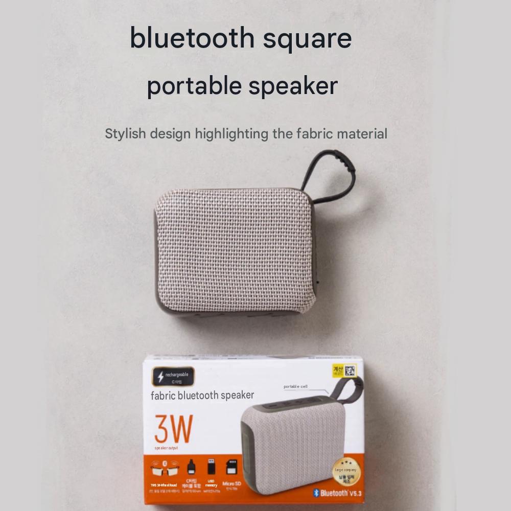 Bluetooth Square Portable Speaker 3W
